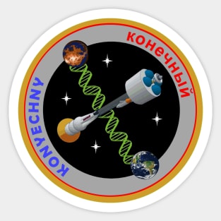 RELATIVITY PODCAST: Konyechny Mission Patch Sticker